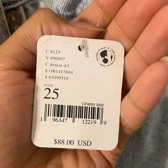 We The Free Light Blue Distressed High Rise Women Jeans - Picture 5 of 13